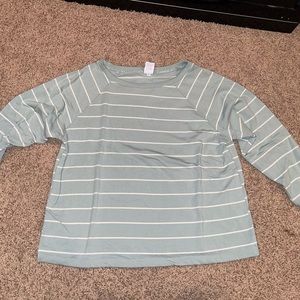 Stars Above Light Teal Pajama Sweater Size XL